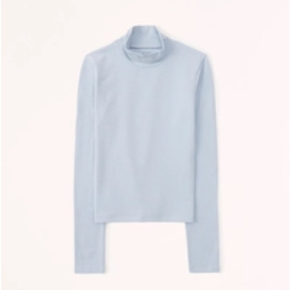 Abercrombie & Fitch Long-Sleeve Mockneck Top